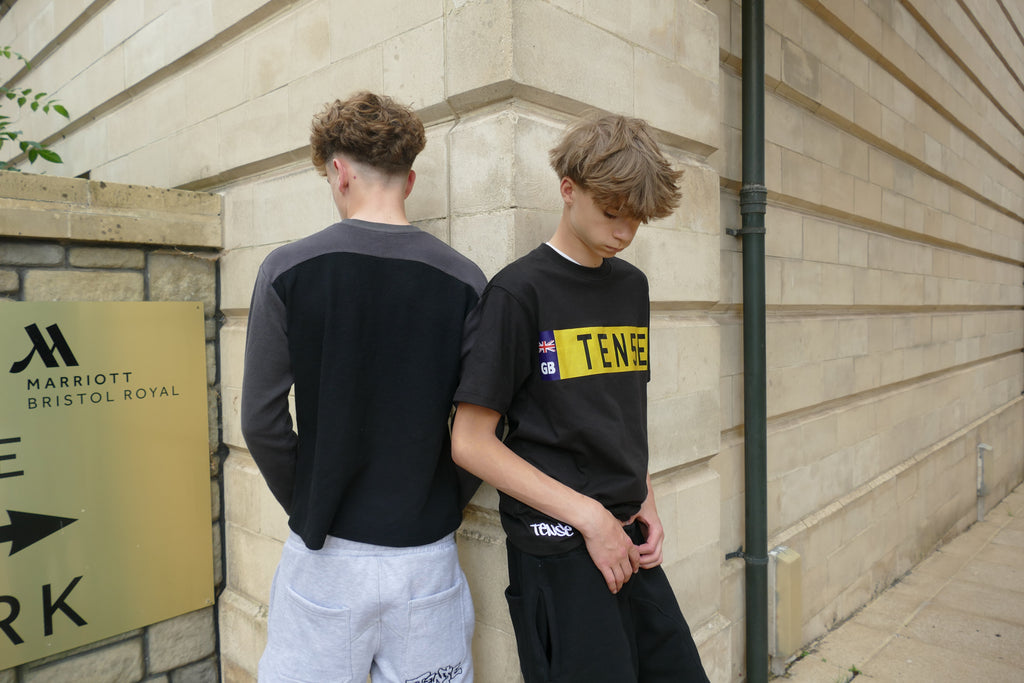 Tense Black Jogger Shorts