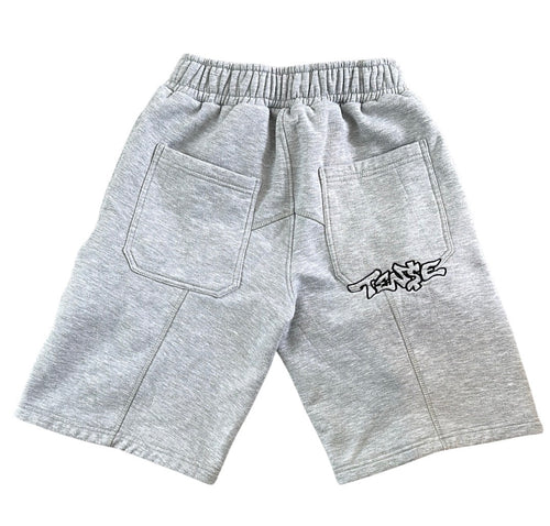 Tense Grey Jogger Shorts